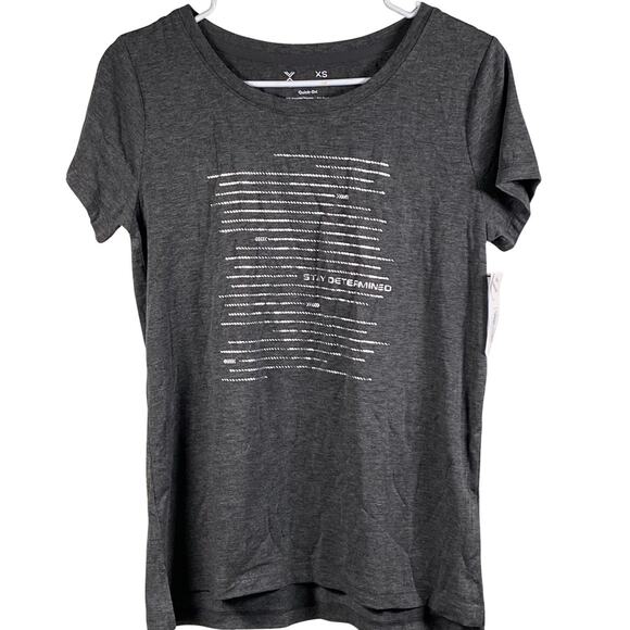 Xersion Tops - NWT Xersion Top Women’s XS Gray Short Sleeve Athletic Activewear Quick-Dri